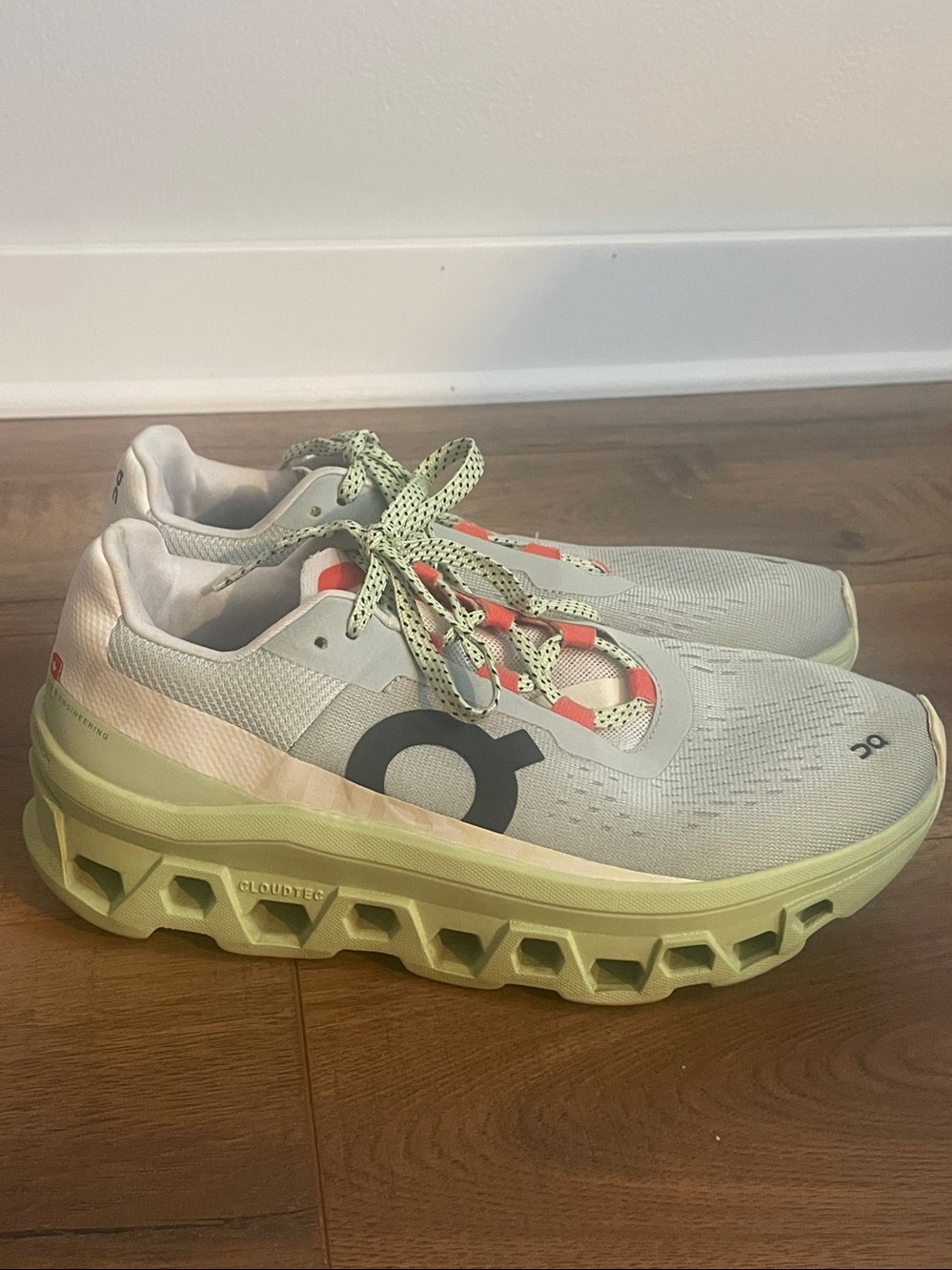 On Running Cloudmonster Glaciel Meadow Women’s Running Shoes Size  8